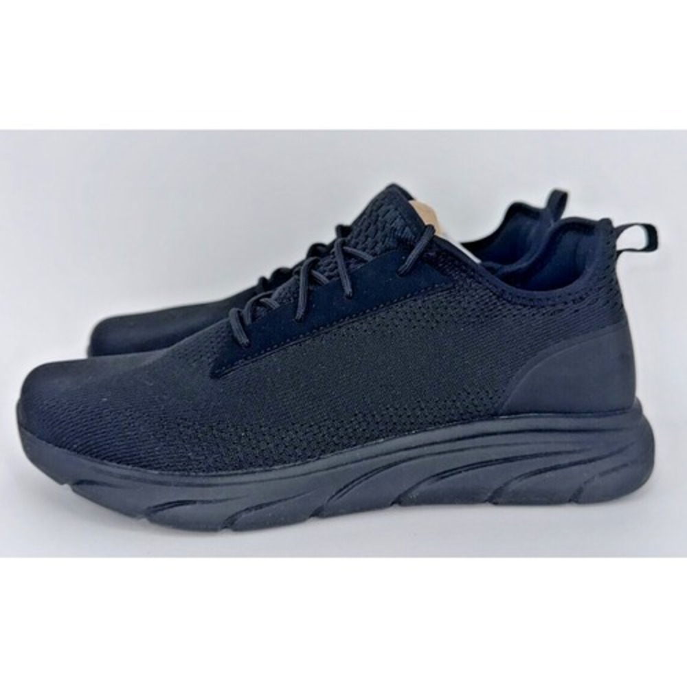 Dockers Mens‎ Black Slip Resistant Work Sneakers Knit Mesh Shoes 8.5 M 79-223831